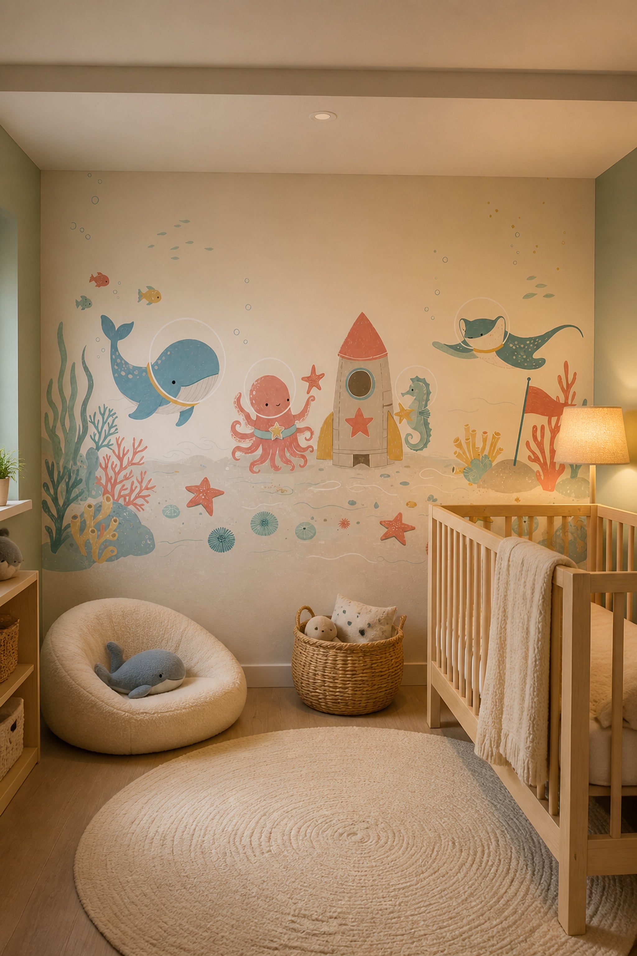 Underwater Wallpaper Ocean Nursery Wall Mural