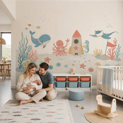 Underwater Wallpaper Ocean Nursery Wall Mural