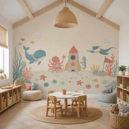 Underwater Wallpaper Ocean Nursery Wall Mural