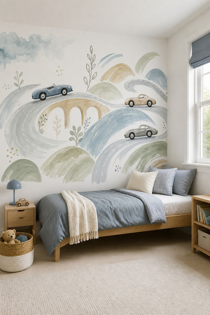 Watercolor Texture Wallpaper Painted Texture Soft Texture Wall Mural