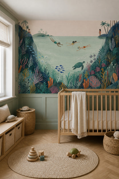 Underwater Wallpaper Coral Reef Tropical Wall Mural