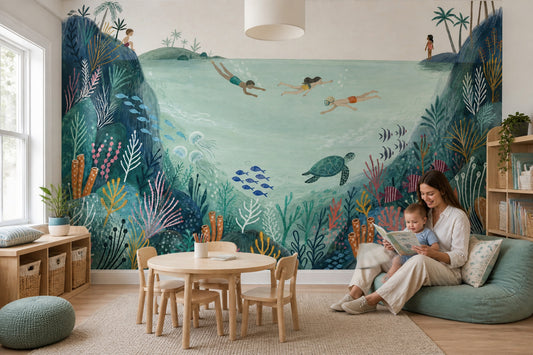 Underwater Wallpaper Coral Reef Tropical Wall Mural