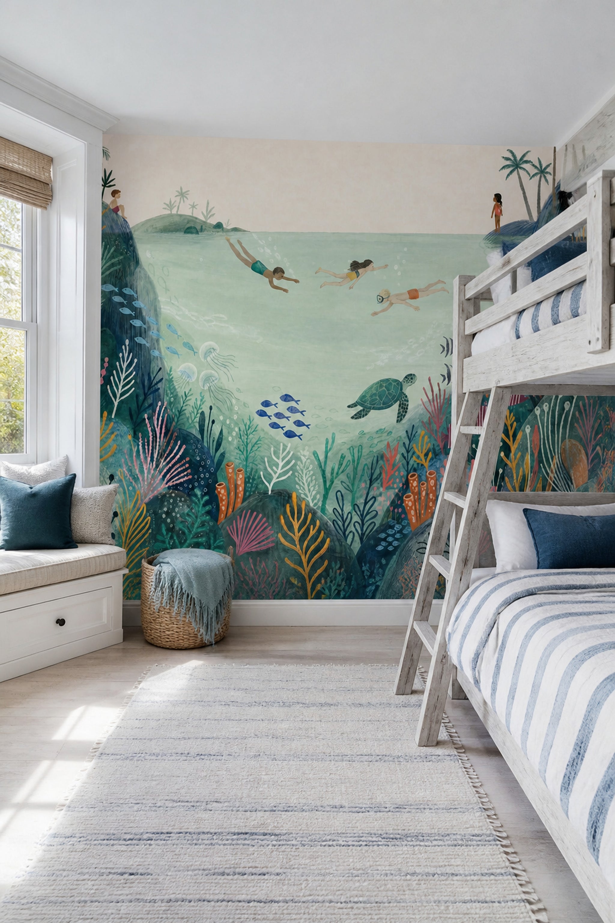 Underwater Wallpaper Coral Reef Tropical Wall Mural