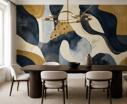 Watercolor Texture Wallpaper Painted Texture Removable Abstract Wall Decor