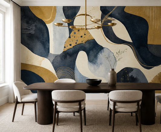 Watercolor Texture Wallpaper Painted Texture Removable Abstract Wall Decor