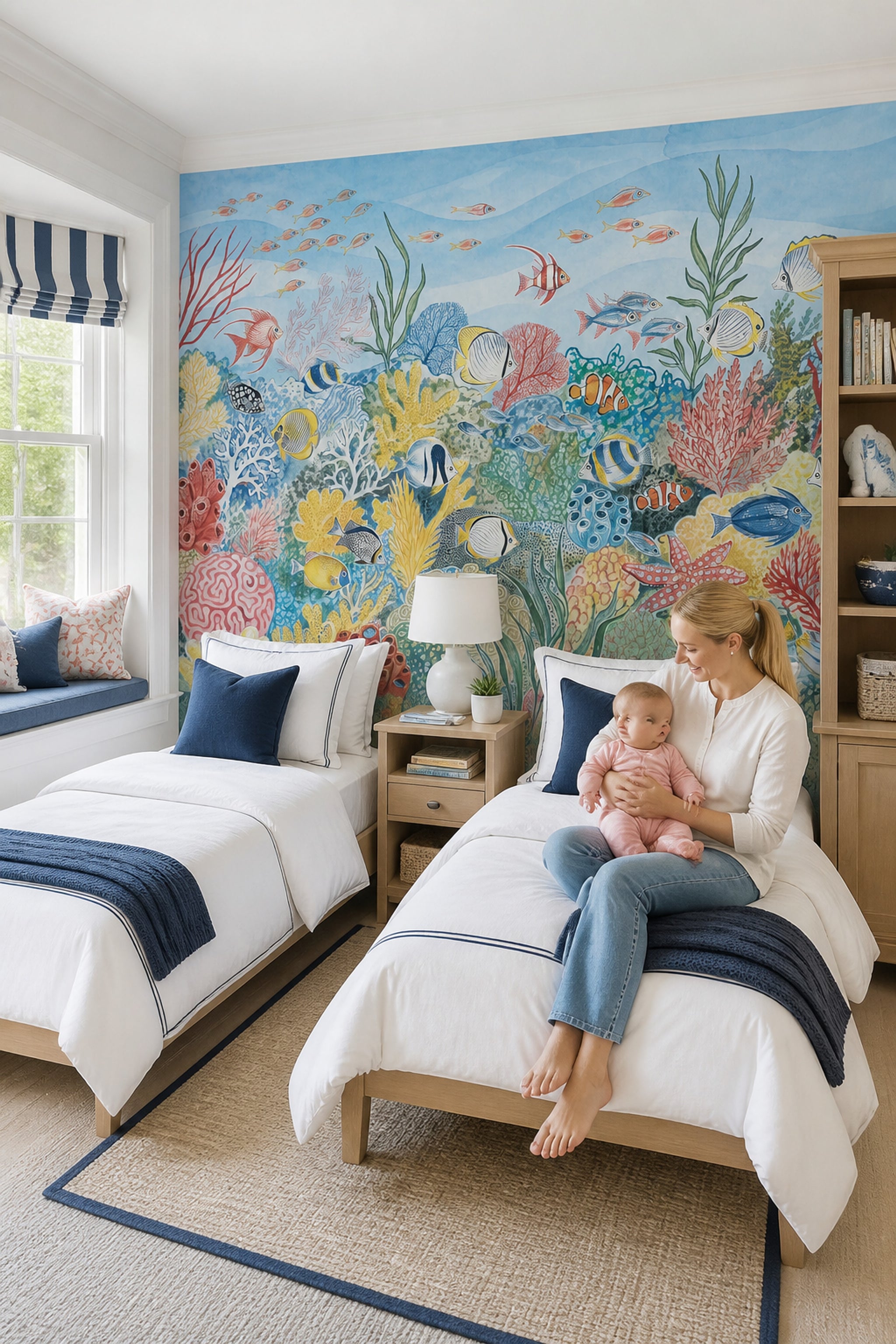 Underwater Wallpaper Coral Reef Tropical Fish Wall Mural