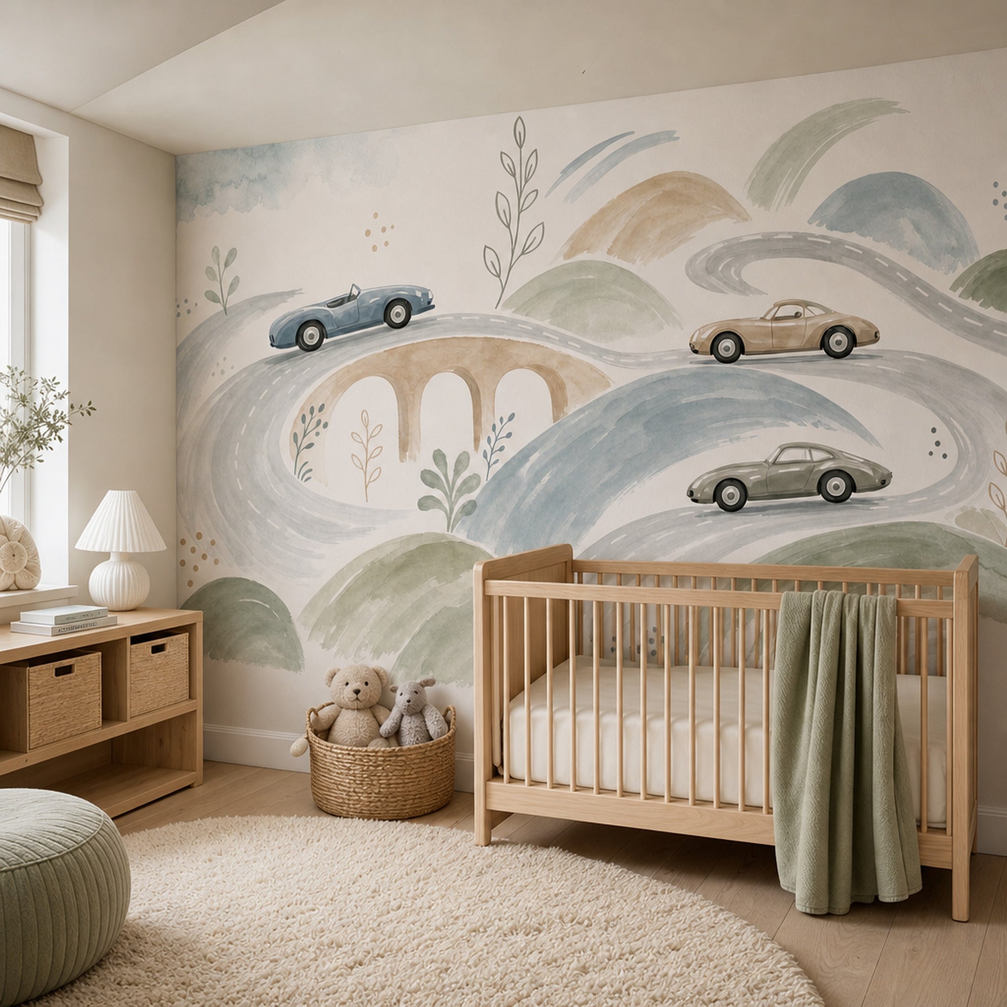 Watercolor Texture Wallpaper Painted Texture Soft Texture Wall Mural