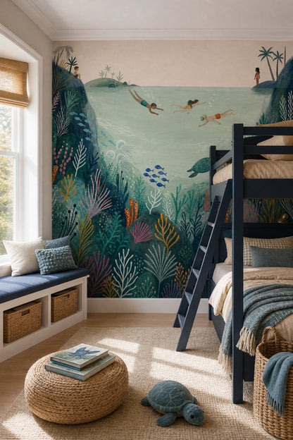 Underwater Wallpaper Coral Reef Tropical Wall Mural