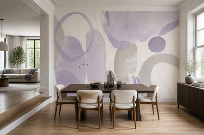 Watercolor Texture Wallpaper Abstract Wash Soft Neutral Removable Wall Decor