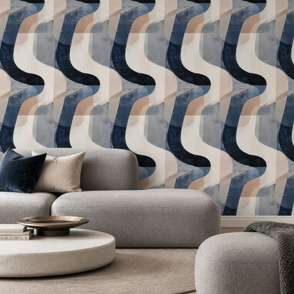 Mid Century Modern Wallpaper Retro Modern Decorative Mural
