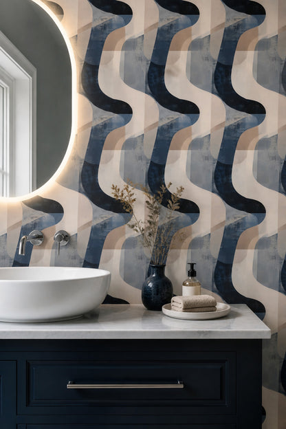 Mid Century Modern Wallpaper Retro Modern Decorative Mural