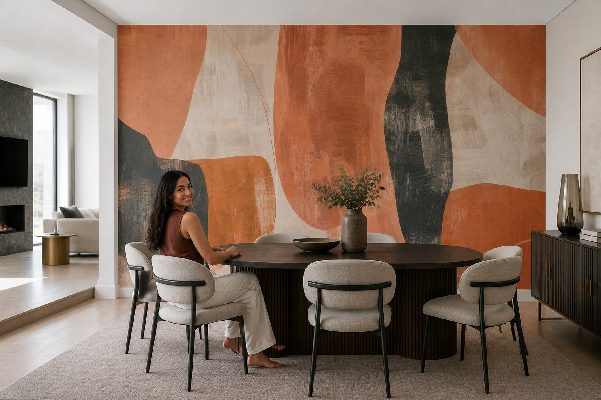 Mid Century Modern Wallpaper Retro Modern Wall Mural