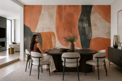 Mid Century Modern Wallpaper Retro Modern Wall Mural