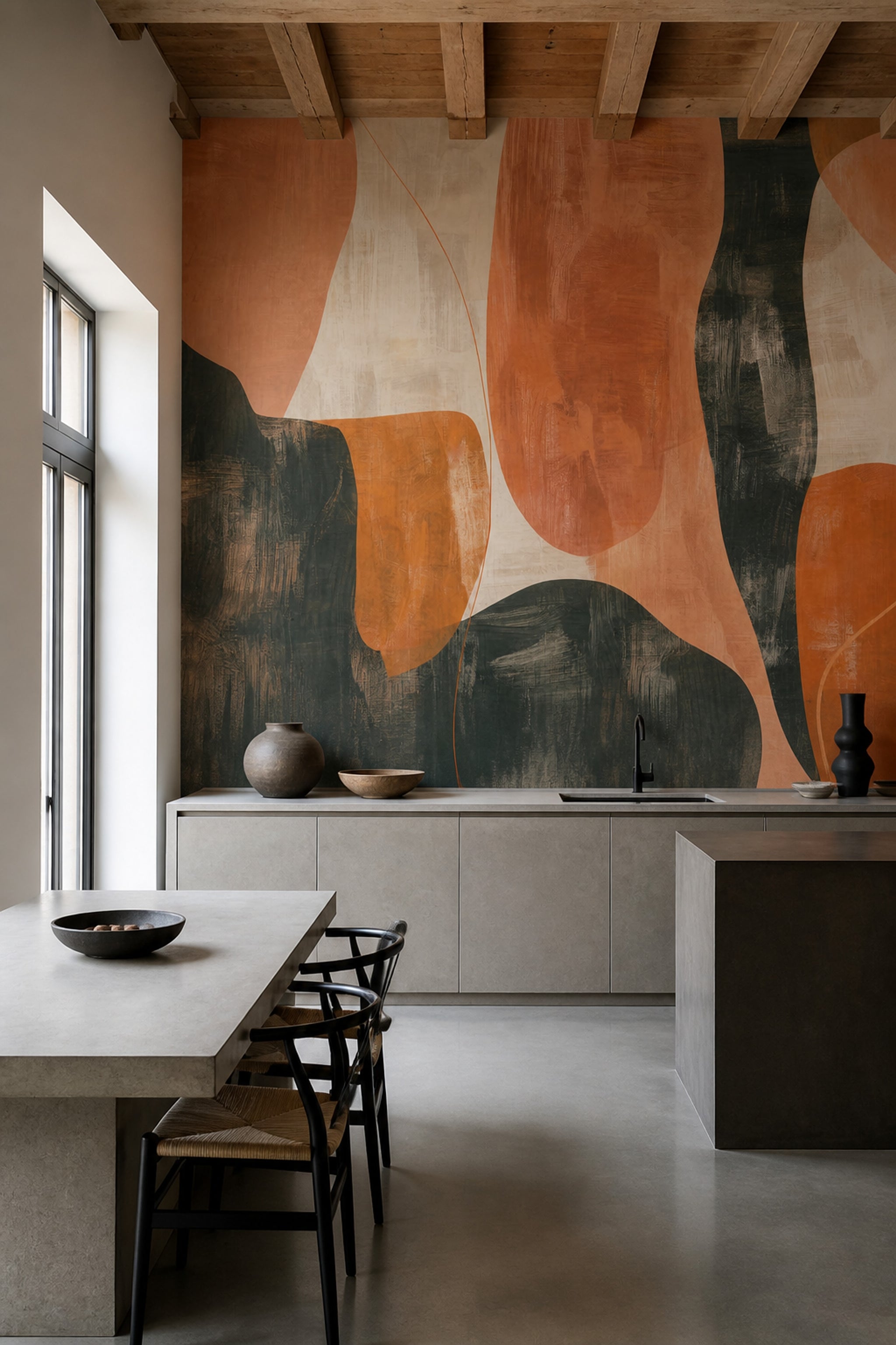 Mid Century Modern Wallpaper Retro Modern Wall Mural