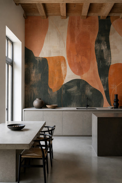 Mid Century Modern Wallpaper Retro Modern Wall Mural