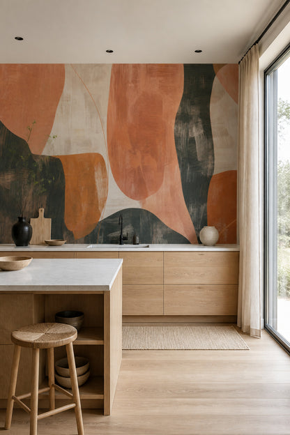 Mid Century Modern Wallpaper Retro Modern Wall Mural