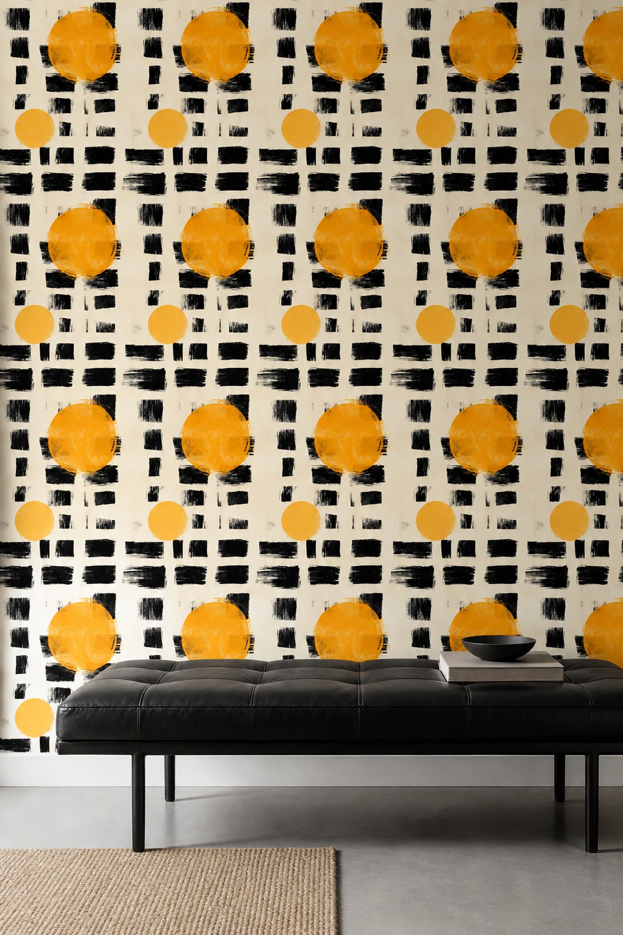 Mid Century Modern Wallpaper Mid Century Modern Removable Mid Century Modern Wall Double Roll