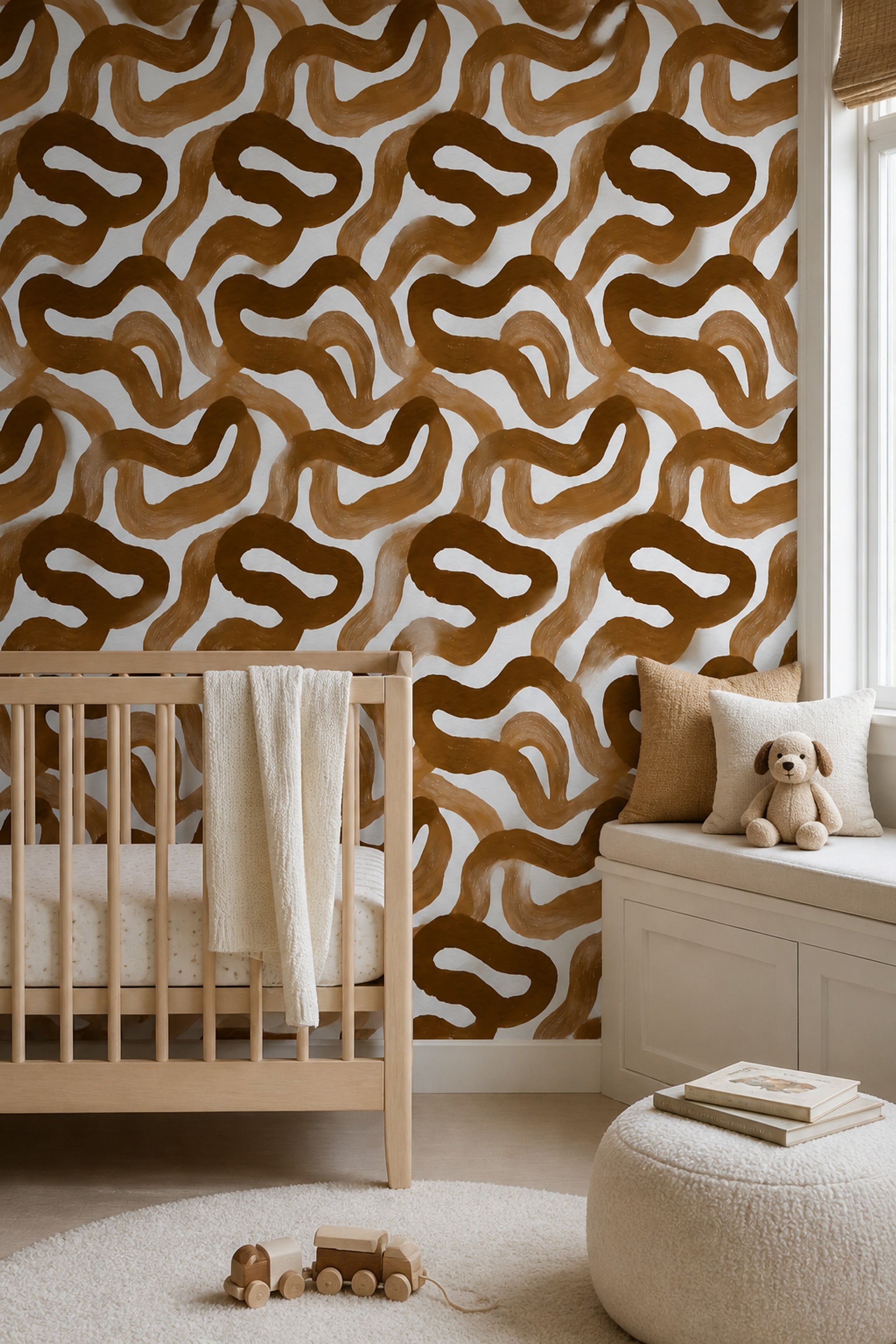 White Background Wallpaper Neutral Minimal Decorative Mural