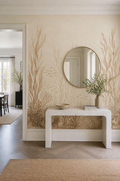 Underwater Wallpaper Seaweed Coral Wall Mural