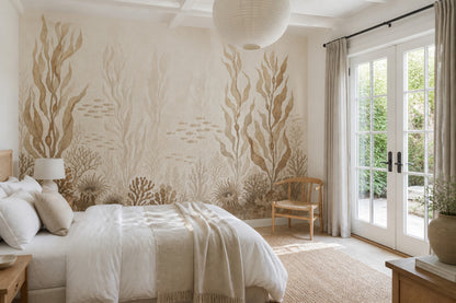 Underwater Wallpaper Seaweed Coral Wall Mural