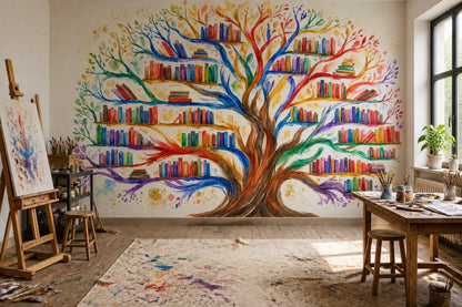 Watercolor Texture Wallpaper Painted Paper Removable Wash Finish Wall Decor