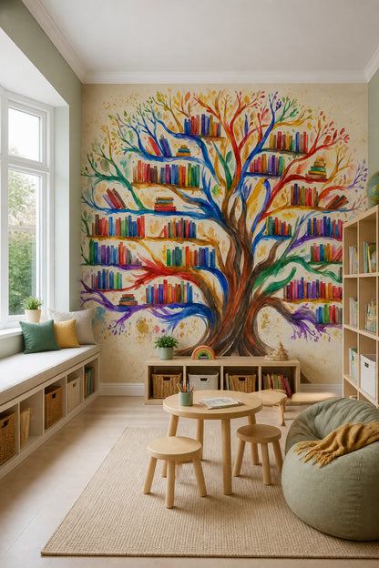 Watercolor Texture Wallpaper Painted Paper Removable Wash Finish Wall Decor