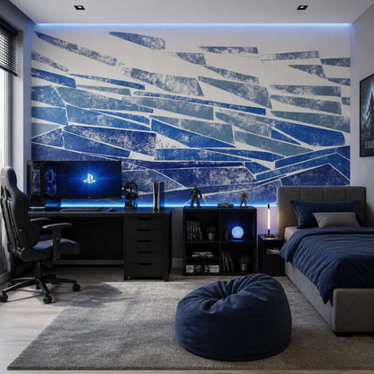 White Background Wallpaper Minimal Modern Removable Wall Decor