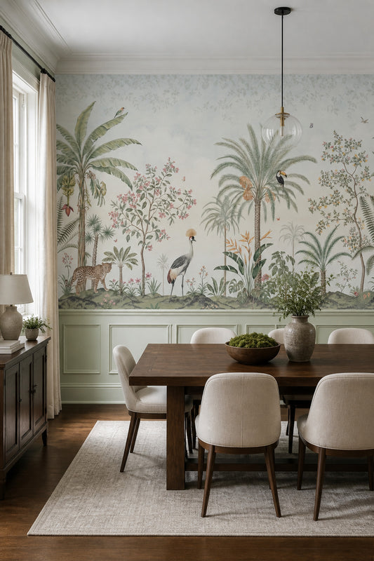 Tropical Wallpaper Botanical Removable Jungle Wall Decor