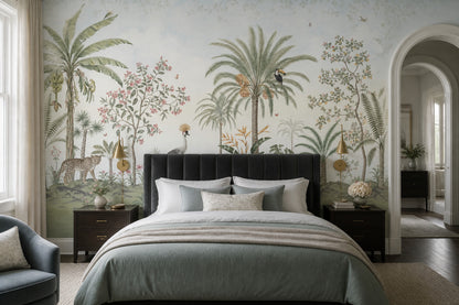 Tropical Wallpaper Botanical Removable Jungle Wall Decor