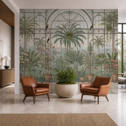 Tropical Birds Wallpaper Toucan Removable Conservatory Wall Decor