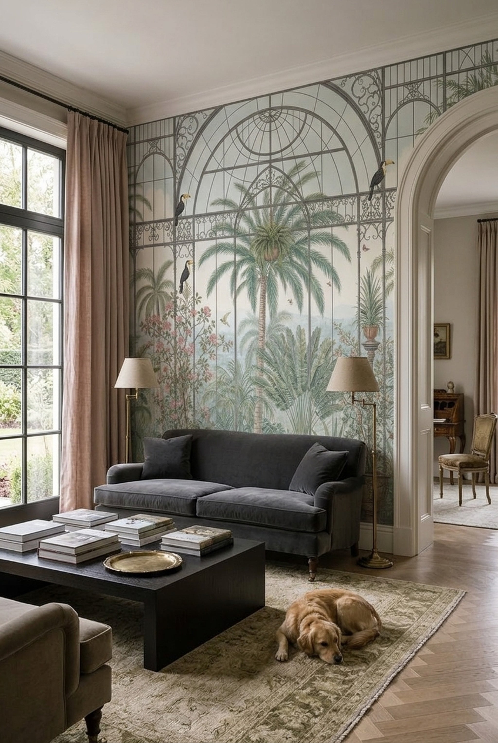 Tropical Birds Wallpaper Toucan Removable Conservatory Wall Decor