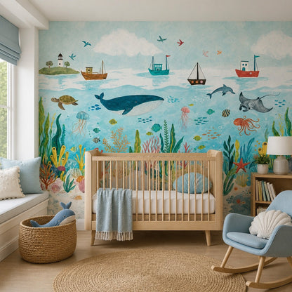Underwater Wallpaper Ocean Marine Life Wall Mural