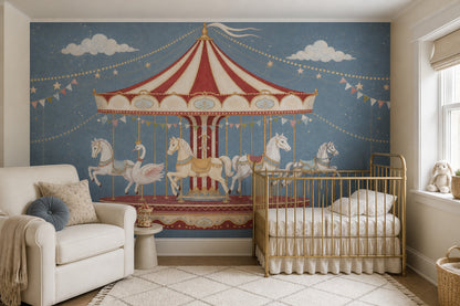 Paper Texture Wallpaper Watercolor Removable Circus Wall Decor