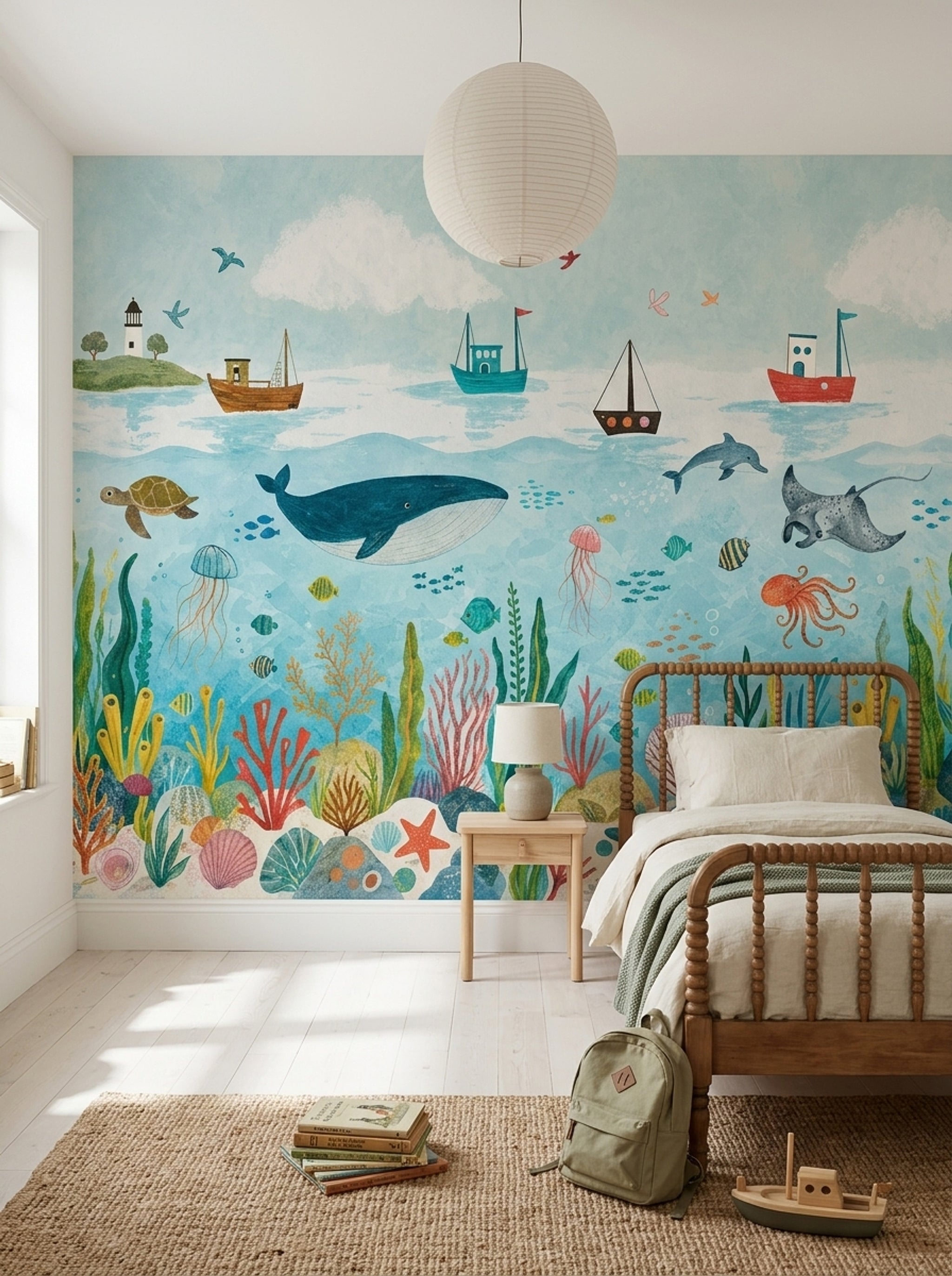 Underwater Wallpaper Ocean Marine Life Wall Mural