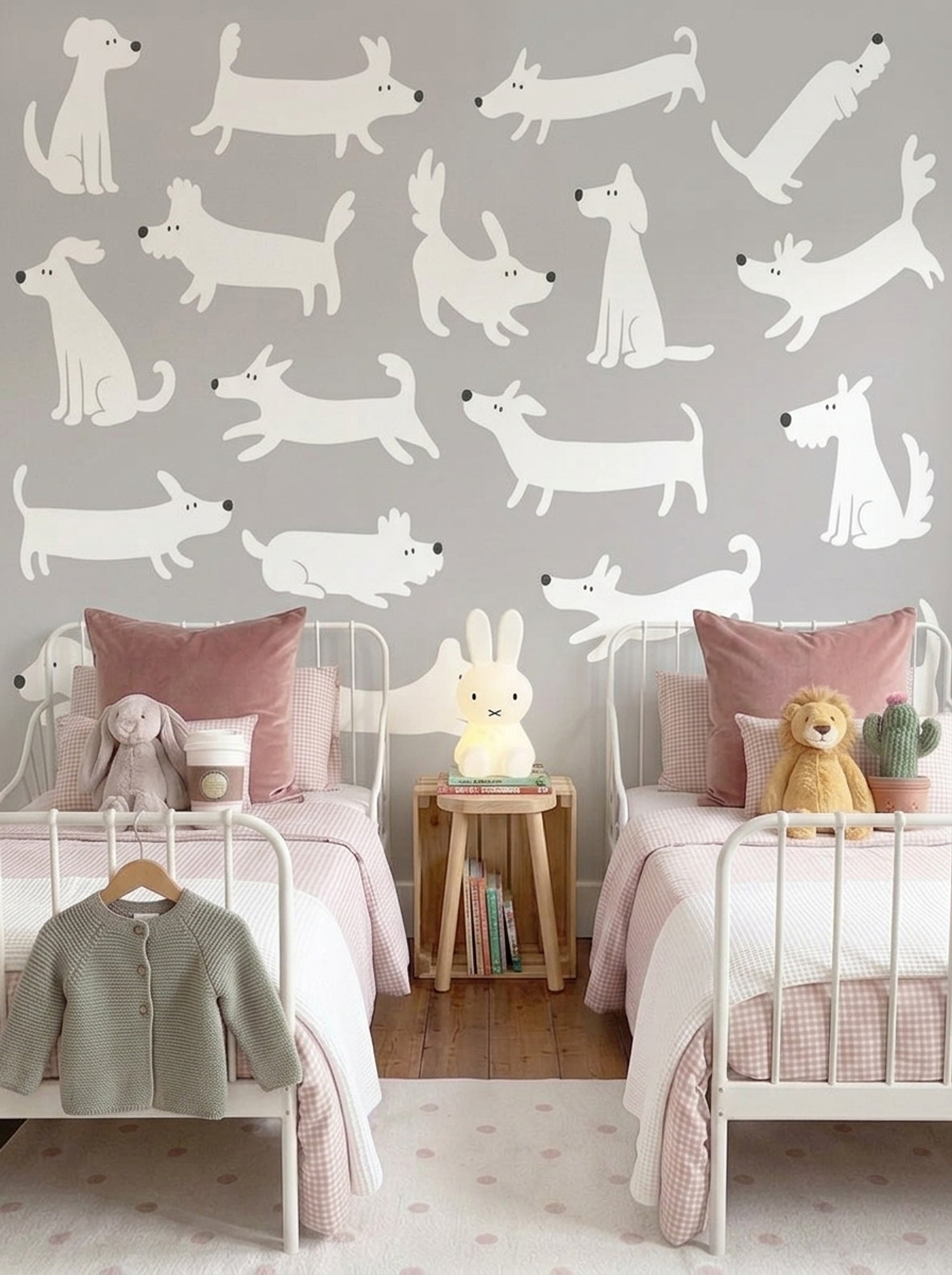 Kids Wallpaper Dogs Cartoon Wall Mural