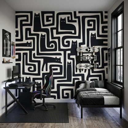 White Background Wallpaper Light Neutral Wall Mural