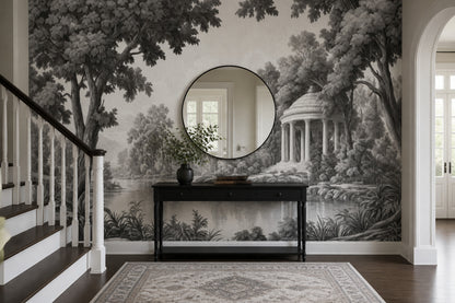 Cloudy Sky Wallpaper Overcast Removable Misty Wall Decor