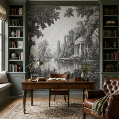 Cloudy Sky Wallpaper Overcast Removable Misty Wall Decor