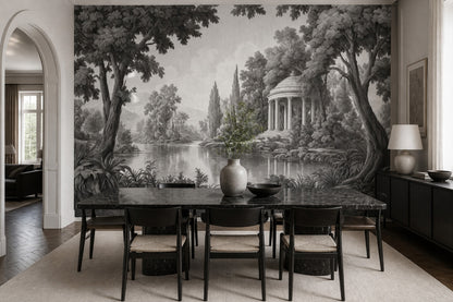 Cloudy Sky Wallpaper Overcast Removable Misty Wall Decor