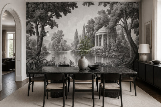 Cloudy Sky Wallpaper Overcast Removable Misty Wall Decor