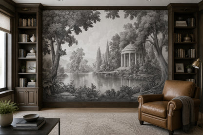 Cloudy Sky Wallpaper Overcast Removable Misty Wall Decor