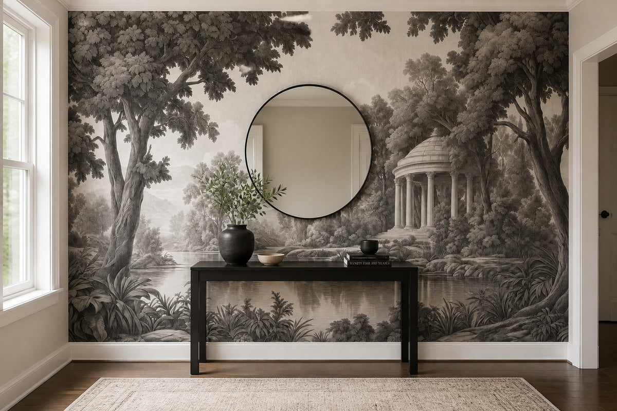 Cloudy Sky Wallpaper Overcast Removable Misty Wall Decor