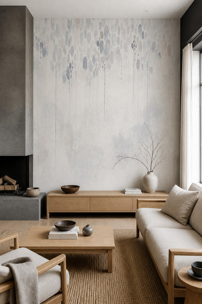 Watercolor Wallpaper Abstract Dots Removable Wall Decor