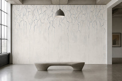 White Background Wallpaper Neutral Minimal Wall Mural