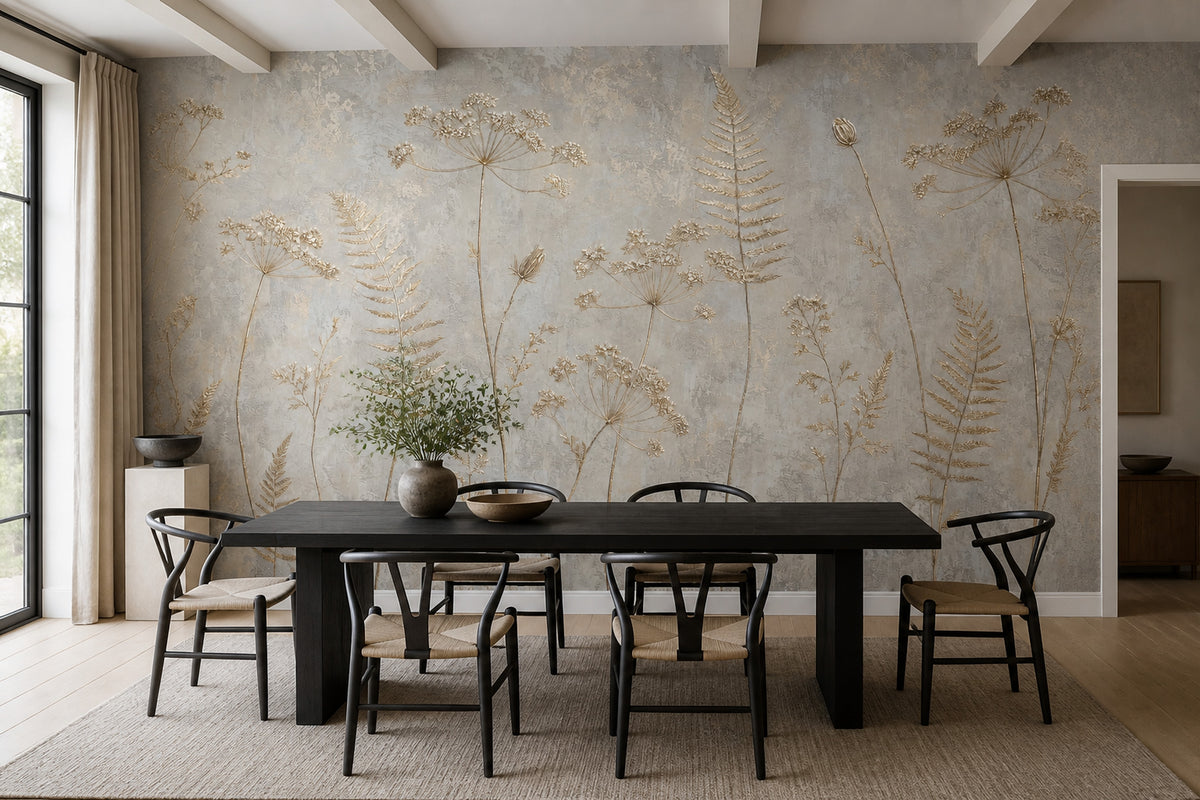 Botanical Wallpaper Floral Removable Fern Wall Decor