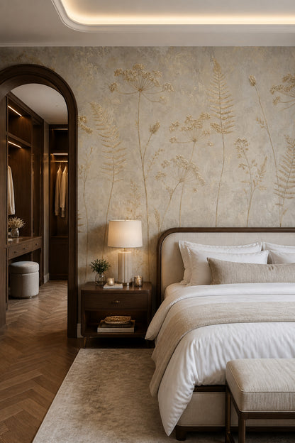 Botanical Wallpaper Floral Removable Fern Wall Decor