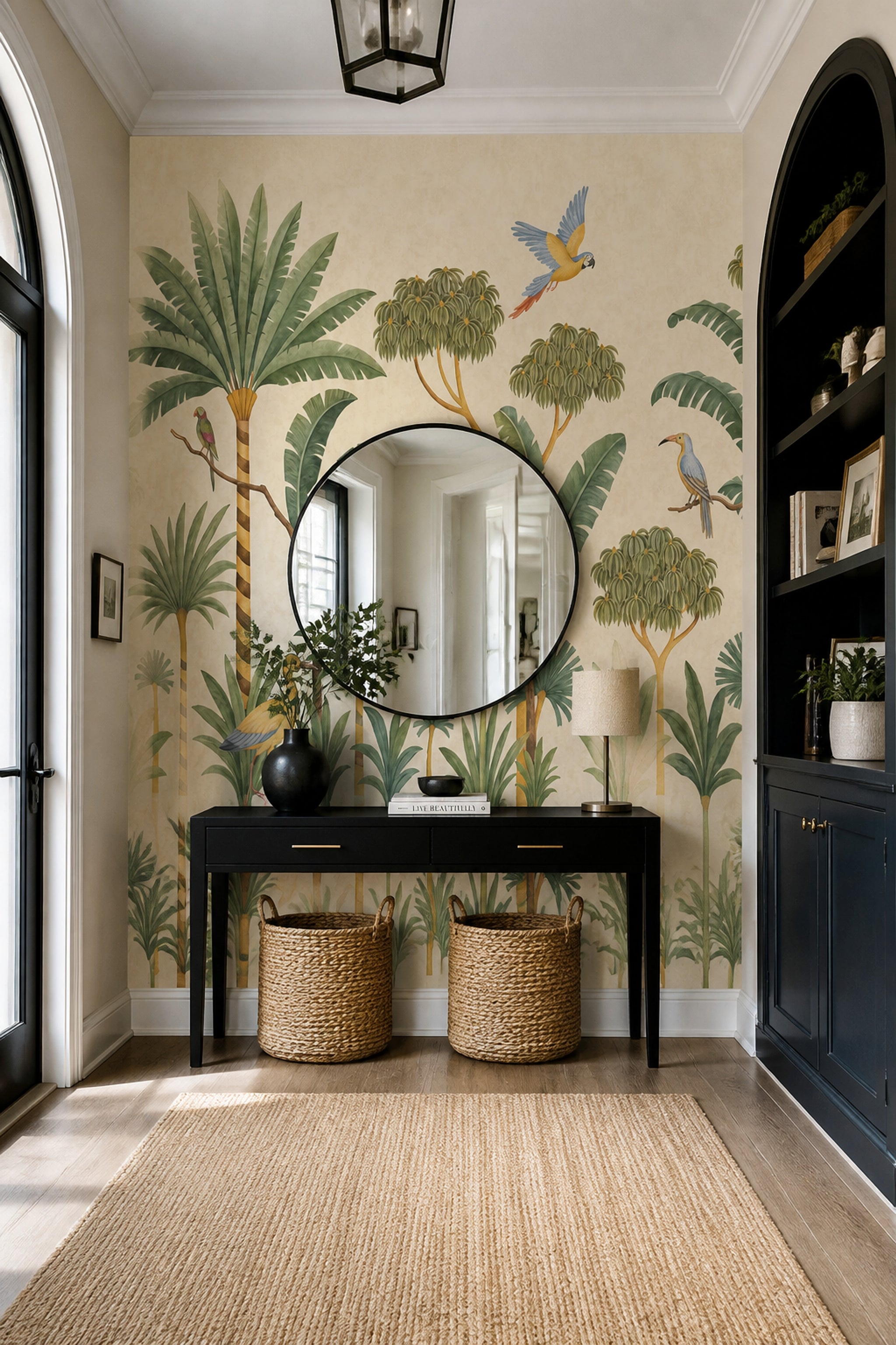 Jungle Wallpaper Tropical Vintage Wall Mural