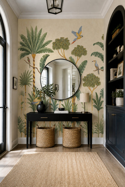 Jungle Wallpaper Tropical Vintage Wall Mural