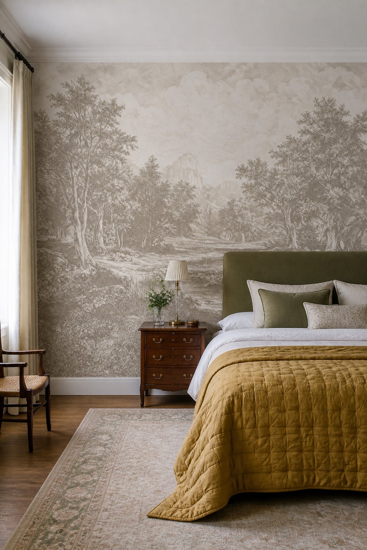 Cloudy Sky Wallpaper Overcast Gray Removable Wall Decor