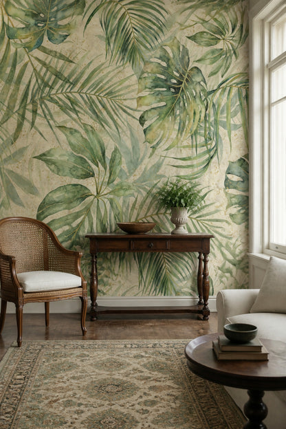 Paper Texture Wallpaper Aged Parchment Distressed Wall Mural
